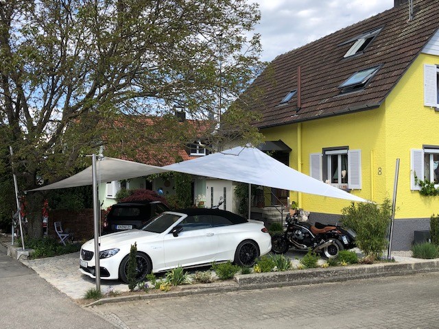 Aufrollbares SunFurl-Sonnensegel bis 100m²